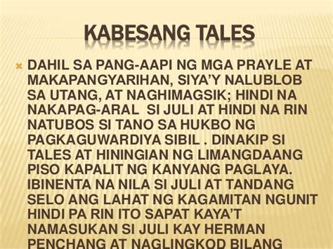 Kabanata 4 El Filibusterismo – “Kabesang Tales” (BUOD).